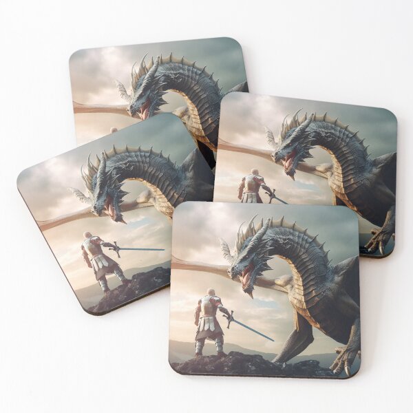 Item preview, Knight fights dragon designed and sold by Mauswohn.