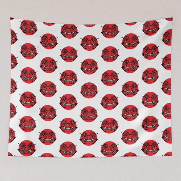 Item preview, Beautiful Nang-Yai lai thai traditional round Red tone designed and sold by Bspaces.