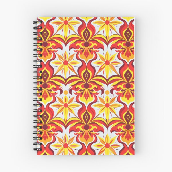 Item preview, Vibrant Sicilian Tile Design in Red and Yellow designed and sold by VoyteksDesigns.