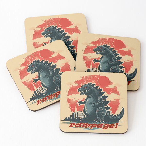 Item preview, Rampage! Monster in Retro Japanese Style  designed and sold by redstar19.
