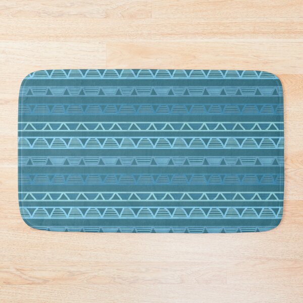 Item preview, Triangle Stripes on Deep Blue Gray  designed and sold by JaygiesDesign.