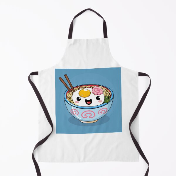 Item preview, Kawaii Bowl of Ramen Noodles Chopsticks Japanese Style designed and sold by redstar19.