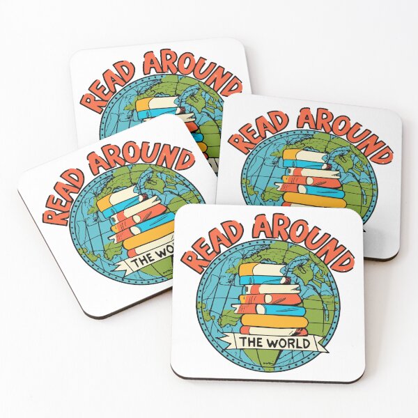 Item preview, Global Bookstack - Read Around the World Illustration designed and sold by NiftyWrx.