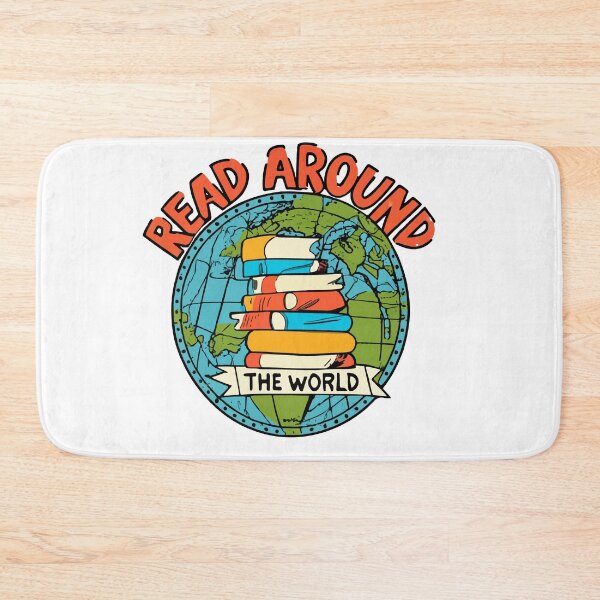 Item preview, Global Bookstack - Read Around the World Illustration designed and sold by NiftyWrx.