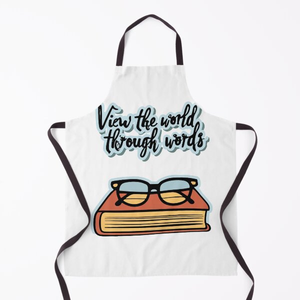 Item preview, View the World Through Words - Literature and Glasses Illustration designed and sold by NiftyWrx.