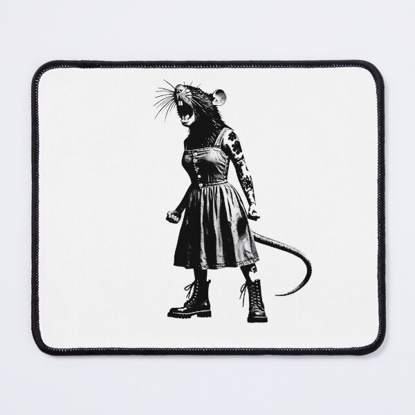 Item preview, Screaming punk rat designed and sold by Berlin Ska Club.