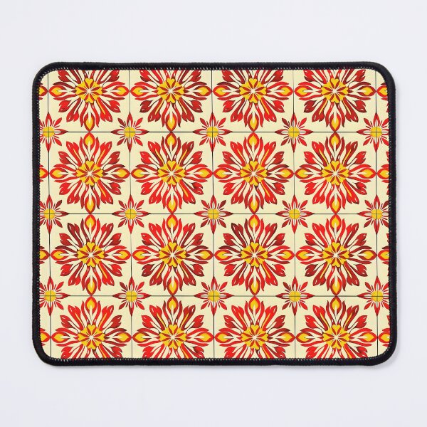 Item preview, Vibrant Sicilian Tile Floral Pattern designed and sold by VoyteksDesigns.