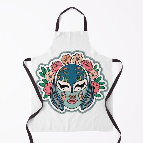 Item preview, Feminine Wrestler Mask with Floral Accents designed and sold by NiftyWrx.