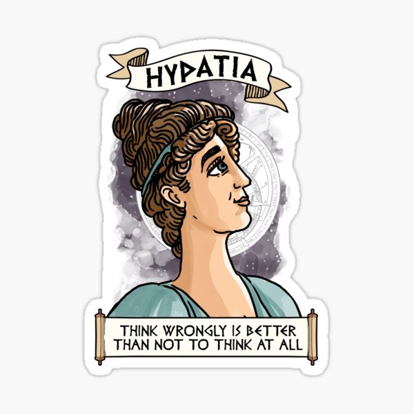Item preview, Hypatia of Alexandria designed and sold by Shecience.