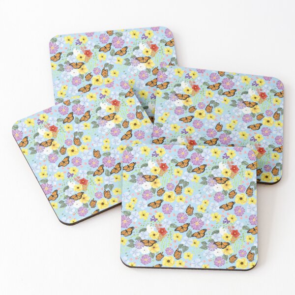 Item preview, Wildflowers of Carnarvon Gorge Blue Medium Pattern designed and sold by greenerybywendy.