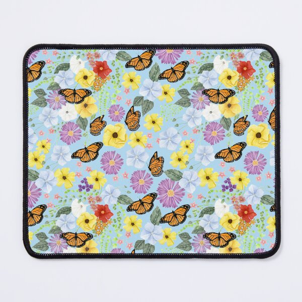 Item preview, Wildflowers of Carnarvon Gorge Blue Medium Pattern designed and sold by greenerybywendy.