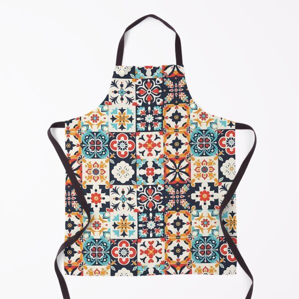 Artikelvorschau, Farbenfrohes sizilianisches Fliesenmuster mit floralen Motiven entworfen und verkauft von VoyteksDesigns.