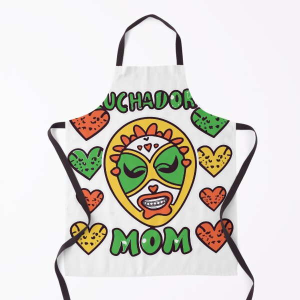 Item preview, Luchadora Mom Wrestler with Hearts designed and sold by NiftyWrx.