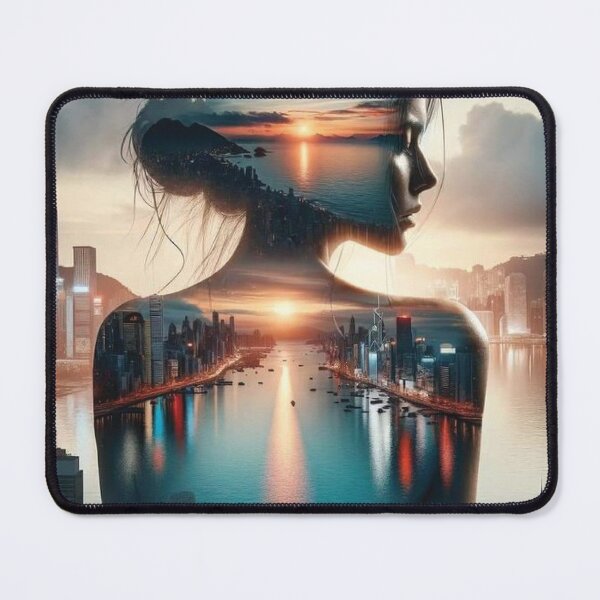 Item preview, Double Exposure Cityscape Silhouette designed and sold by SamurNesvi.