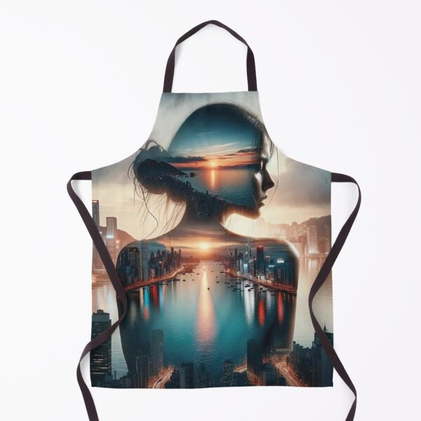 Item preview, Double Exposure Cityscape Silhouette designed and sold by SamurNesvi.