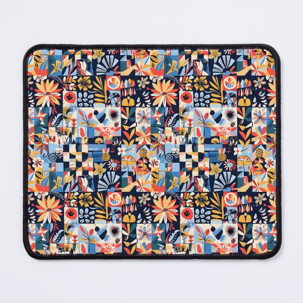 Item preview, Colorful Abstract Sicilian Tile Pattern designed and sold by VoyteksDesigns.