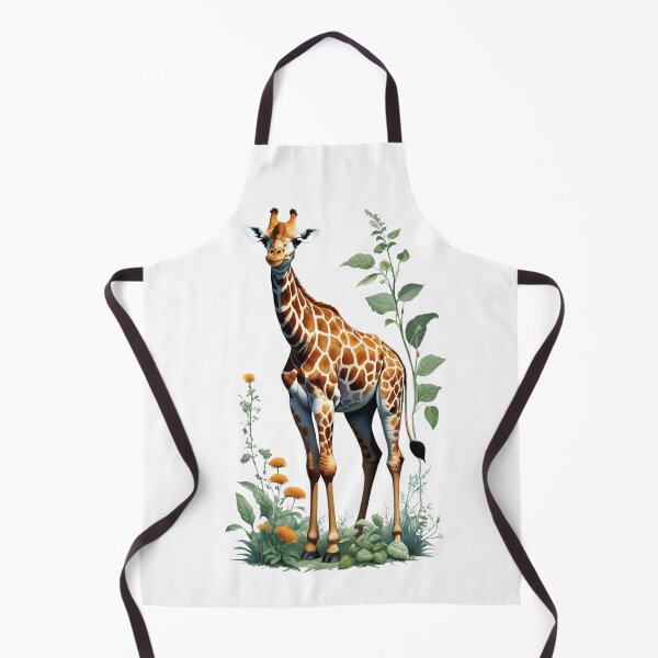 Item preview, Cute giraffe among greenery designed and sold by MadinaFatt.