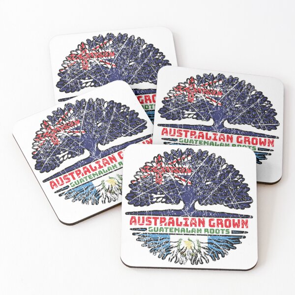 Item preview, Guatemala Guatemalan Australian Australia Tree Roots Flag designed and sold by FlagX.