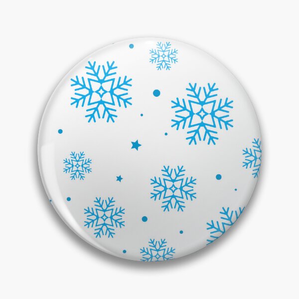 Item preview, Blue Icy snowflake pattern  designed and sold by HadleyCruz.