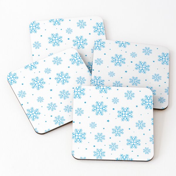 Item preview, Blue Icy snowflake pattern  designed and sold by HadleyCruz.