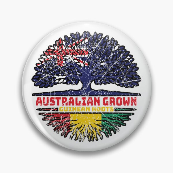 Item preview, Guinea Guinean Australian Australia Tree Roots Flag designed and sold by FlagX.