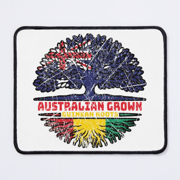 Item preview, Guinea Guinean Australian Australia Tree Roots Flag designed and sold by FlagX.