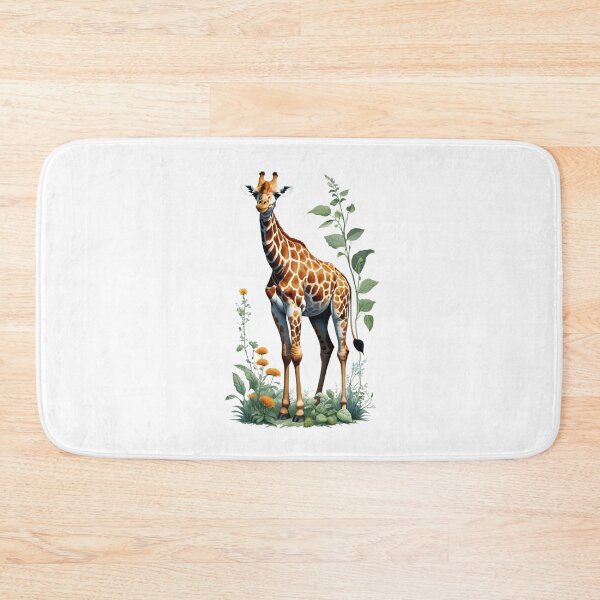 Item preview, Cute giraffe among greenery designed and sold by MadinaFatt.