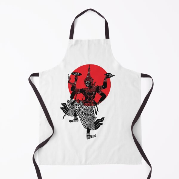 Item preview, Lord Vishnu supreme soul - Vishnu God lai thai traditional red like the Sun designed and sold by Bspaces.