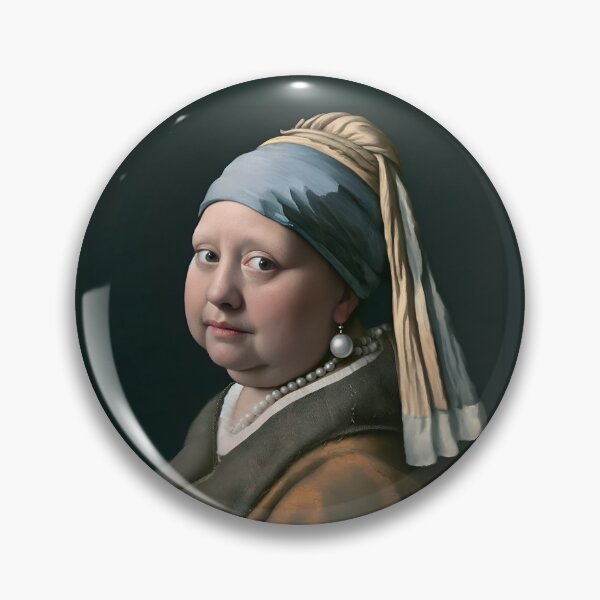Artikelvorschau, Das Mädchen mit dem Perlenohrring, ein paar Jahre später entworfen und verkauft von Hensfield.