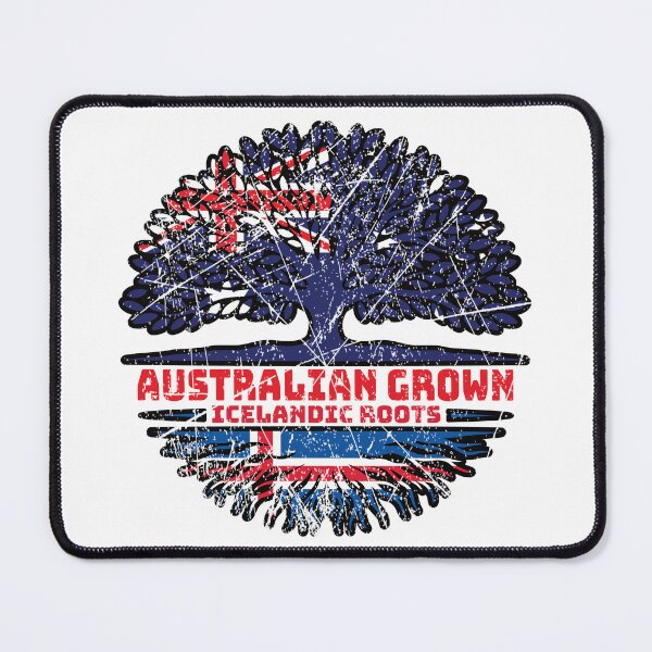 Item preview, Iceland Icelandic Australian Australia Tree Roots Flag designed and sold by FlagX.