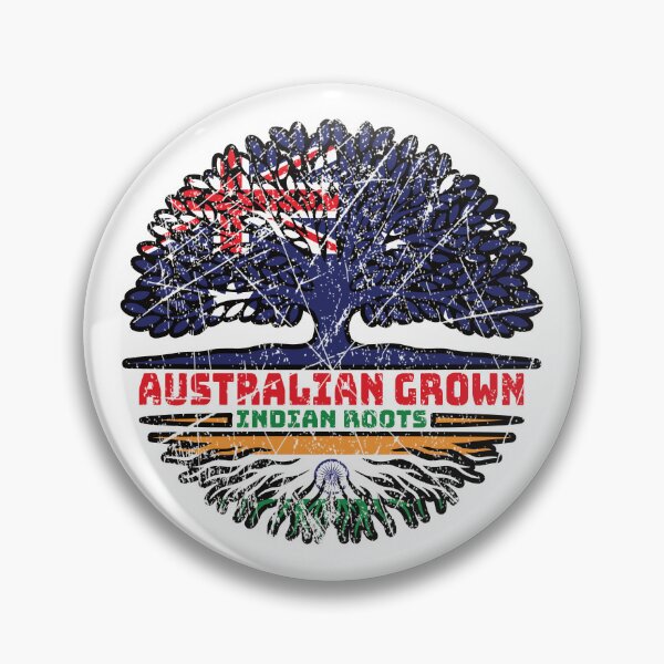 Item preview, Indian India Australian Australia Tree Roots Flag designed and sold by FlagX.