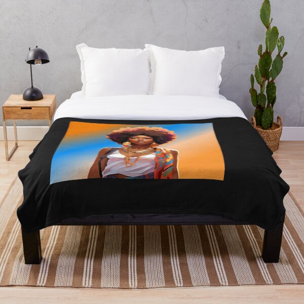 Aperçu de l'œuvre  Afro-Style Femme Expression Urbain créée et vendue par Indoni.