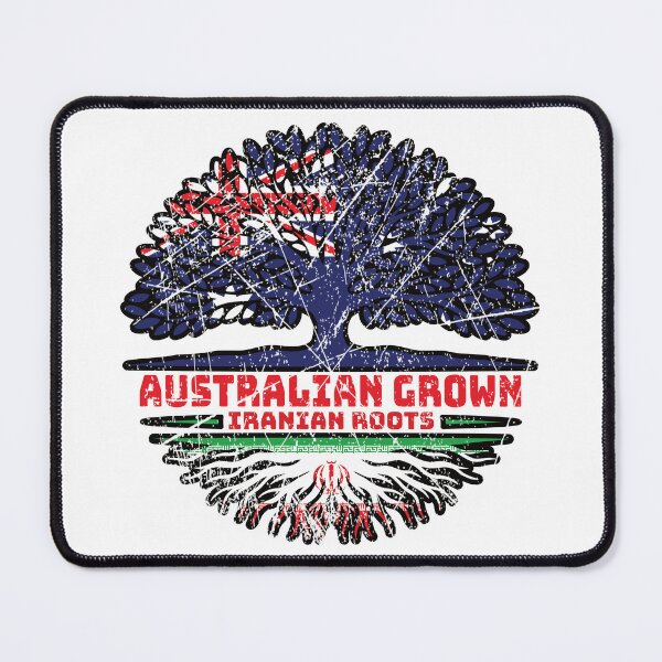 Item preview, Iran Iranian Australian Australia Tree Roots Flag designed and sold by FlagX.