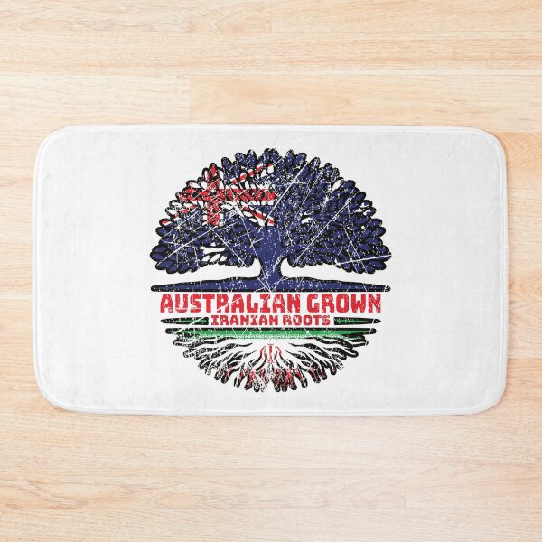 Item preview, Iran Iranian Australian Australia Tree Roots Flag designed and sold by FlagX.