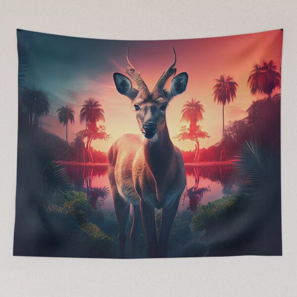 Item preview, Dusk Elegance: Jungle Deer designed and sold by Sillytoe.