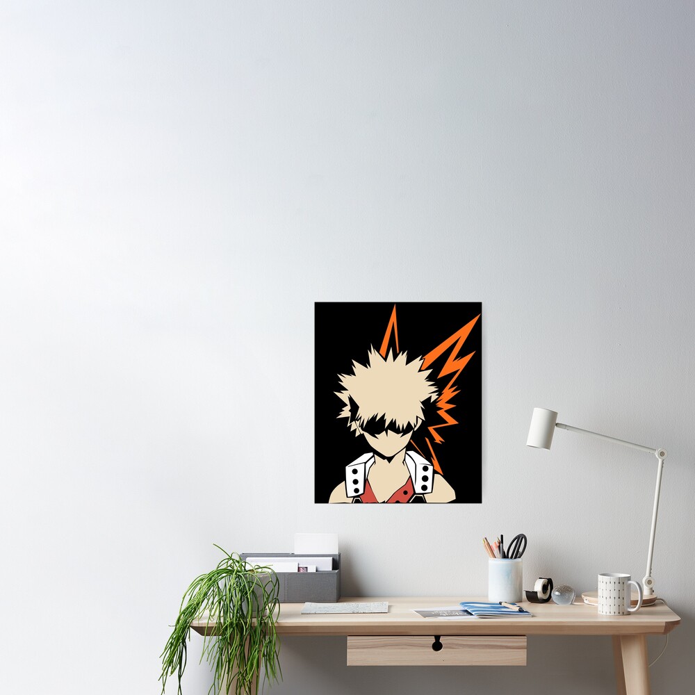 Bakugou Katsuki Poster For Sale By HEARTBEATS Redbubble