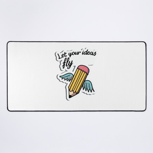 Item preview, Whimsical Pencil With Wings - Let Your Ideas Fly - Writer's Dream designed and sold by NiftyWrx.