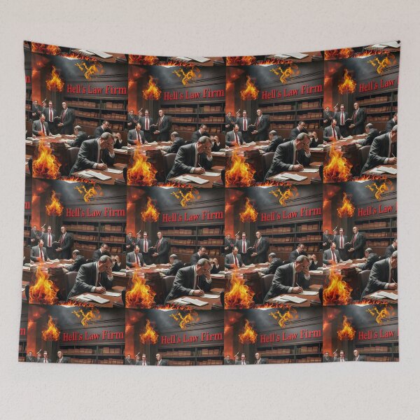 Item preview, Legal Descent; Lawyers of Hell's Law Firm. designed and sold by Highhocreations.
