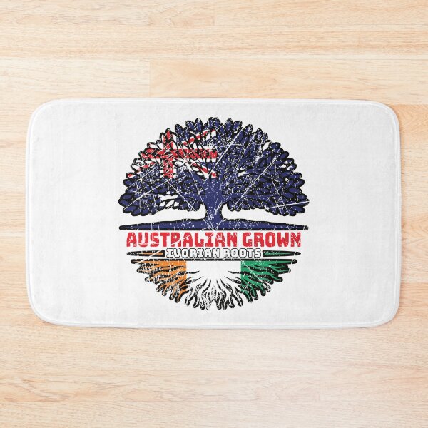 Item preview, Ivory Coast Ivorian Australian Australia Tree Roots Flag designed and sold by FlagX.