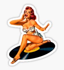 Rockabilly Goddess Sticker