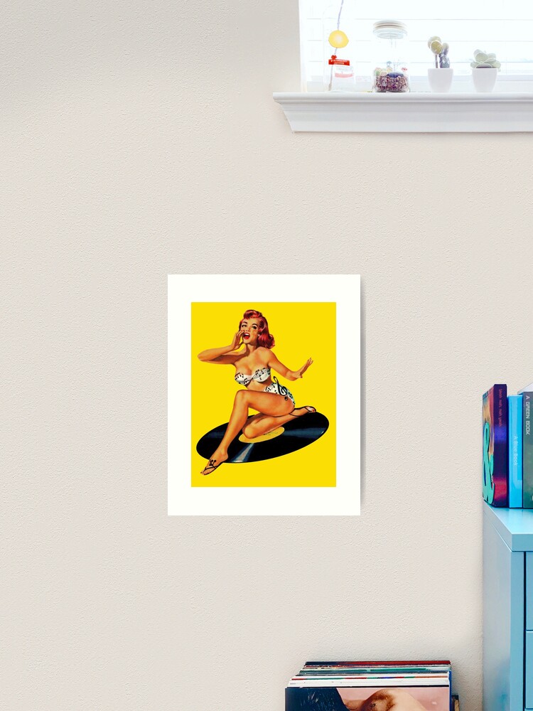 Imagen 1 de 3, Lámina artística con la obra Diosa Rockabilly, diseñada y vendida por sashakeen.