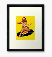 Rockabilly Goddess Framed Print