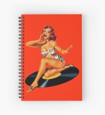 Rockabilly Goddess Spiral Notebook