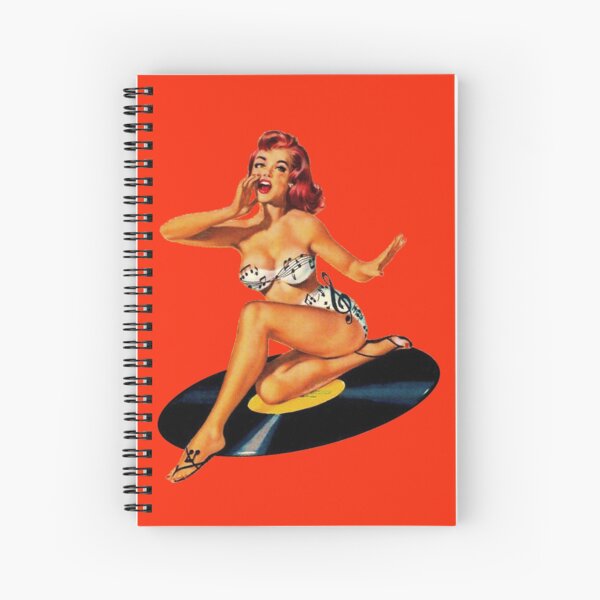 Rockabilly Goddess Spiral Notebook