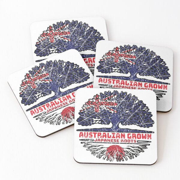 Item preview, Japan Japanese Australian Australia Tree Roots Flag designed and sold by FlagX.