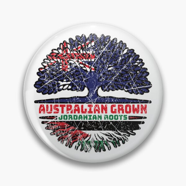 Item preview, Jordanian Jordan Australian Australia Tree Roots Flag designed and sold by FlagX.