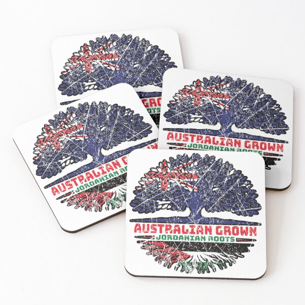 Item preview, Jordanian Jordan Australian Australia Tree Roots Flag designed and sold by FlagX.