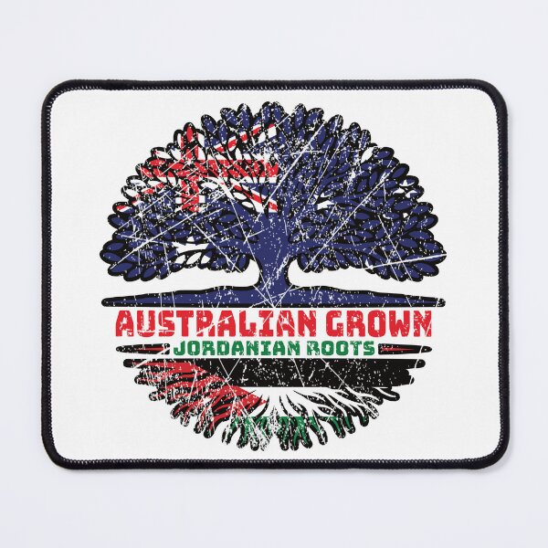 Item preview, Jordanian Jordan Australian Australia Tree Roots Flag designed and sold by FlagX.