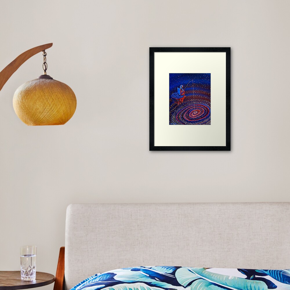 Gone Fishin Framed Art Print