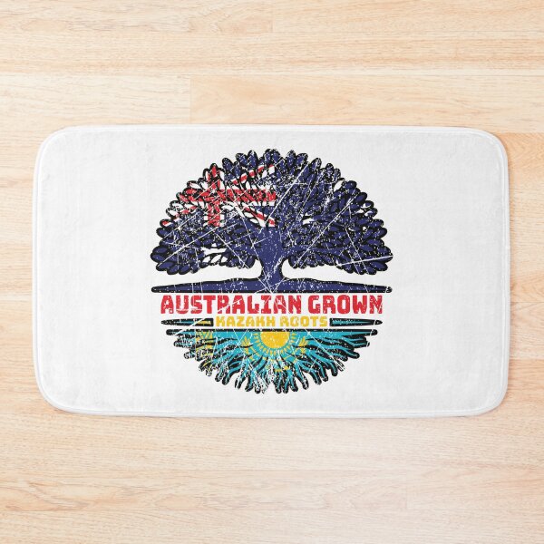 Item preview, Kazakhstan Kazakh Australian Australia Tree Roots Flag designed and sold by FlagX.